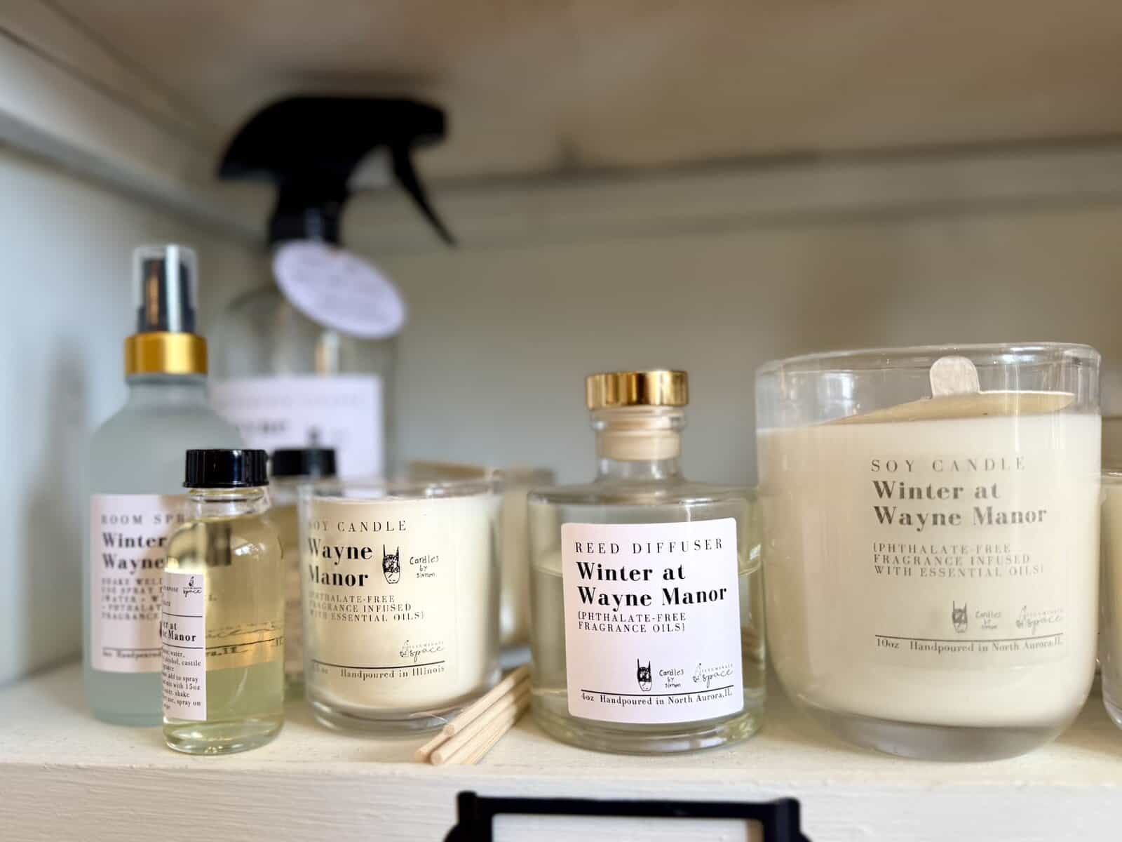 Winter at Wayne Manor Home Fragrance Collection