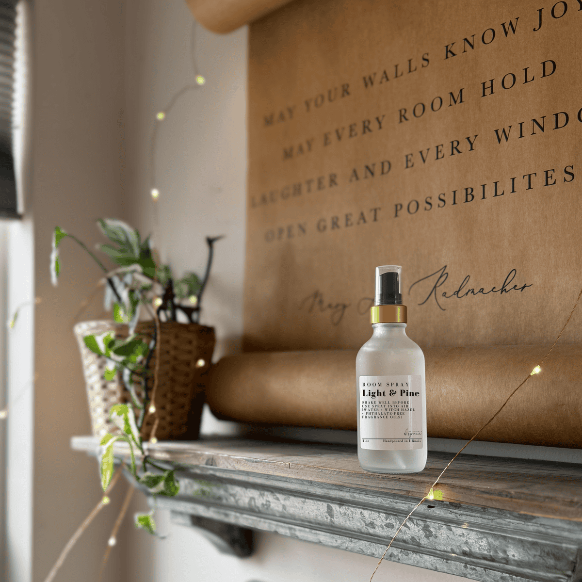 Light & Pine Collection | Orange, Lemon & Fir Candles, Sprays & Cleaners