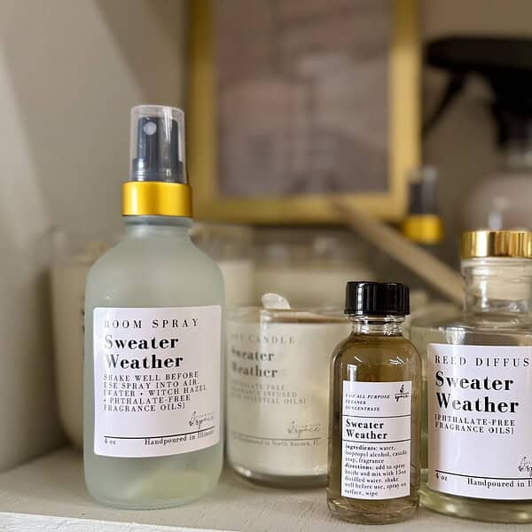 sweater weather fall scent collection