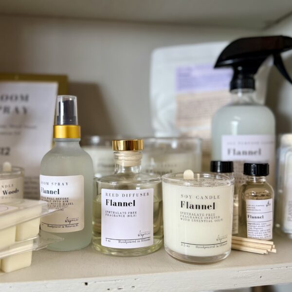 flannel candle scent collection
